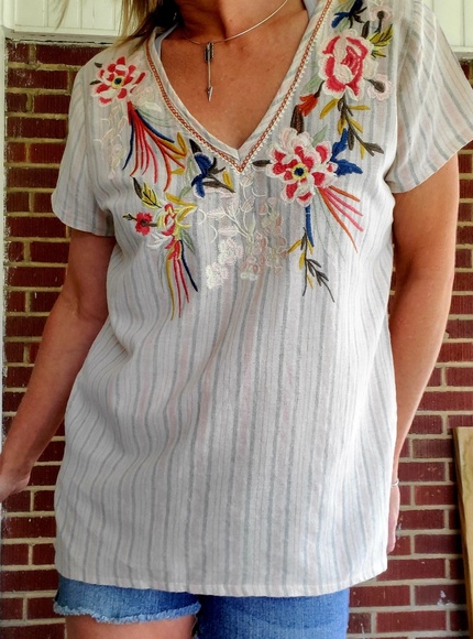 Solitaire embroidered top med - Picture 6 of 6